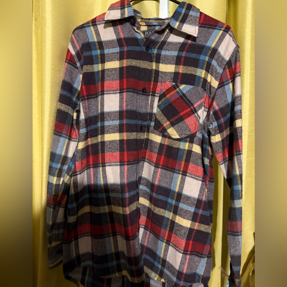 Bleached flannel women size medium excellent condition